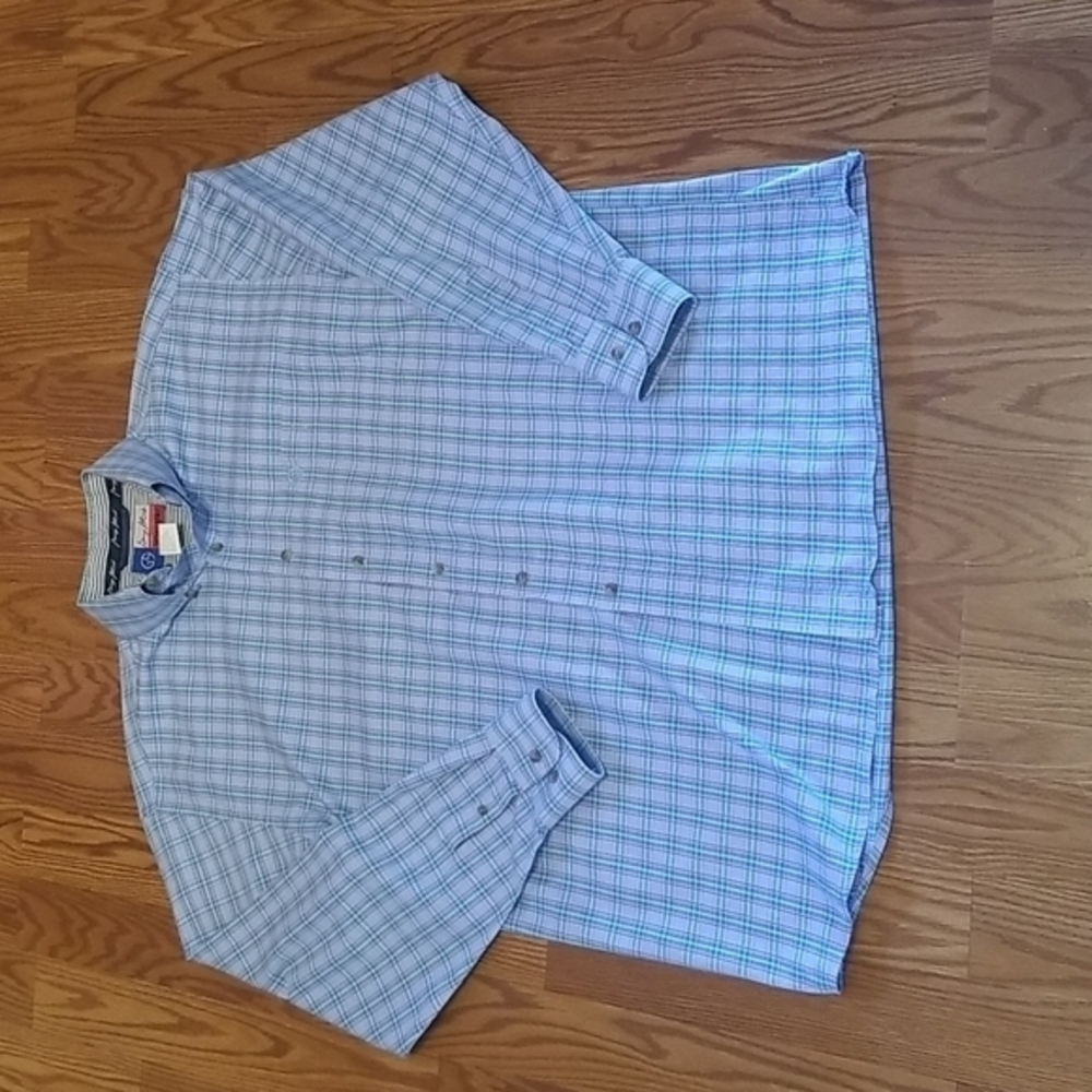 George strait wrangler pro button down dress shirt xl